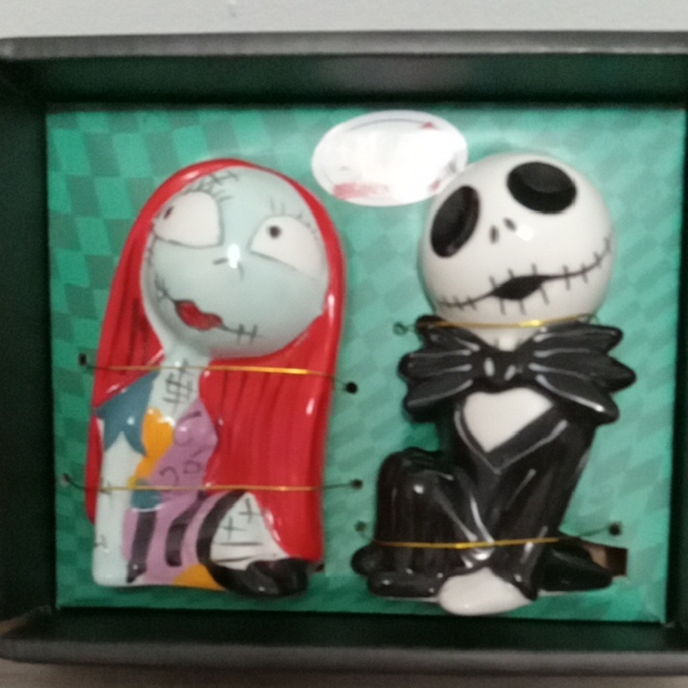 Nightmare Before Christmas Salt and Pepper Shakers New